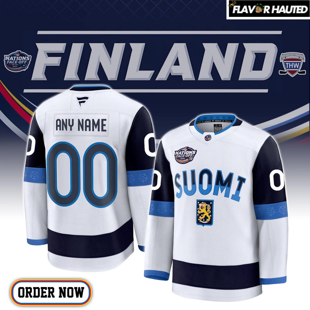 4 Nations Face-Off 2025 Finland Hockey Limited Edition Hockey Jersey 4 Nations Face-Off 2025 Finland Hockey Limited Edition Hockey Jersey