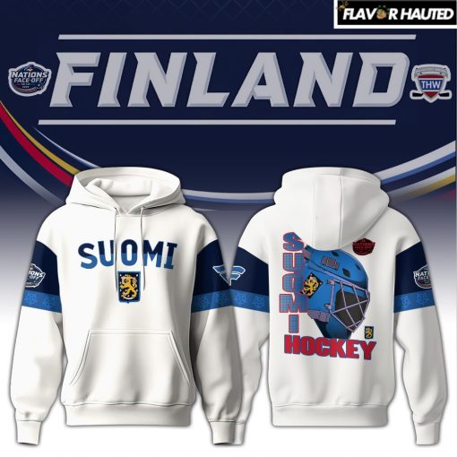 4 Nations Face-Off 2025 Finland Hockey Limited Edition Hoodie
