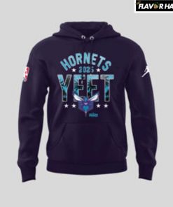 Charlotte Hornets x YEET for Fans 2025 New Purple Limited Hoodie