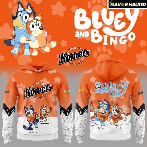 Fort Wayne Komets Bluey and Bingo Nike Special Hoodie