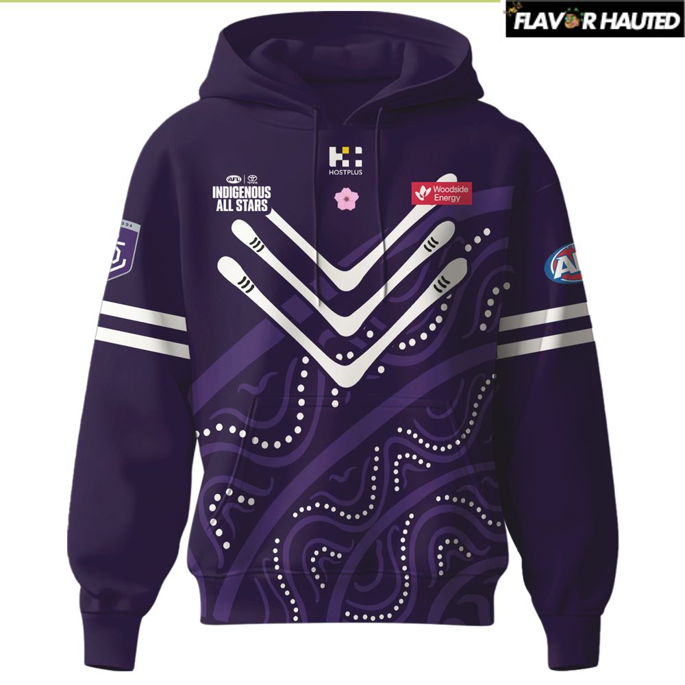 Fremantle Dockers Indigenous All Stars New 2025 Hoodie Fremantle Dockers Indigenous All Stars New 2025 Hoodie
