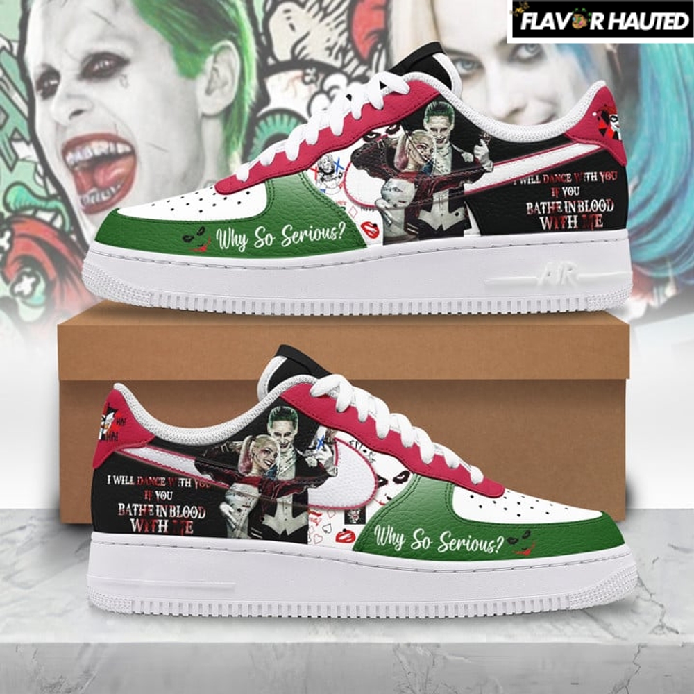 Joker and Harley Quinn Limited Edition Nike Air Force 1 Joker and Harley Quinn Limited Edition Nike Air Force 1