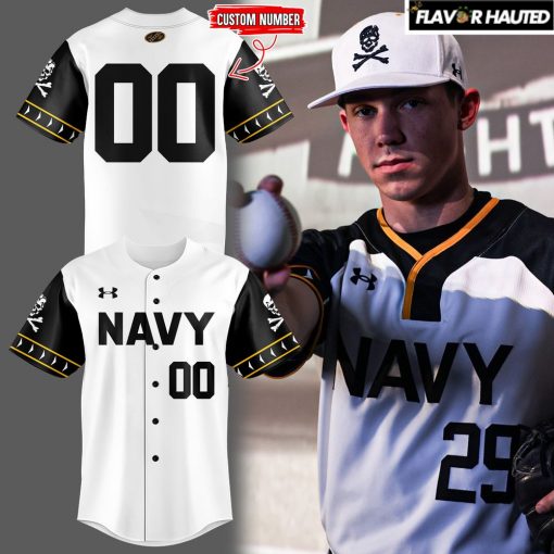 Jolly Rogers Navy Midshipmen New 2025 Special Baseball Jersey