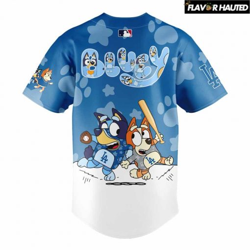 Los Angeles Dodgers x Bluey and Bingo Special Baseball Jersey