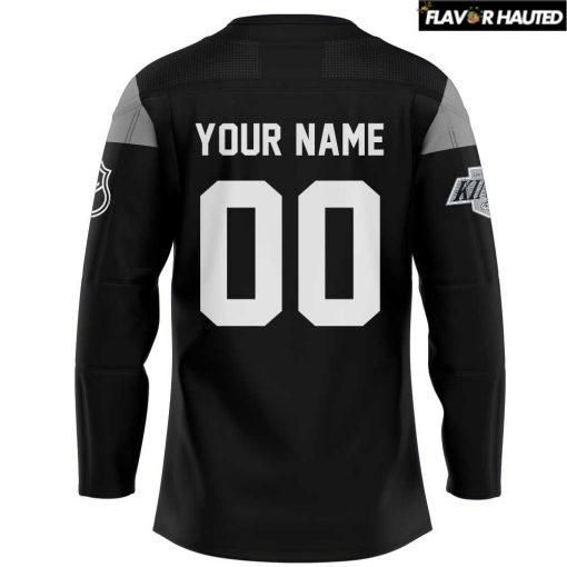 Los Angeles Kings LA Strong for Fan New Black Hockey Jersey