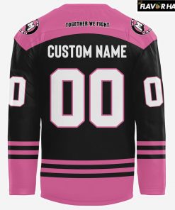 Macon Mayhem x Ice Out Cancer Night Costom Special Hockey Jersey