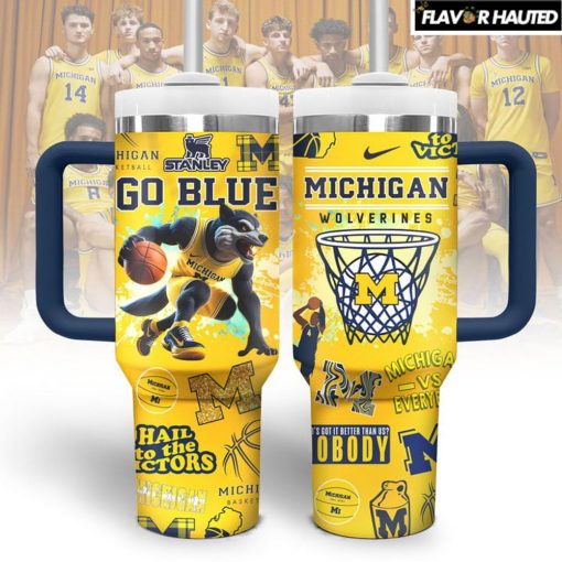Michigan Wolverines Go Blue Limited Edition Stanley Tumbler Cup