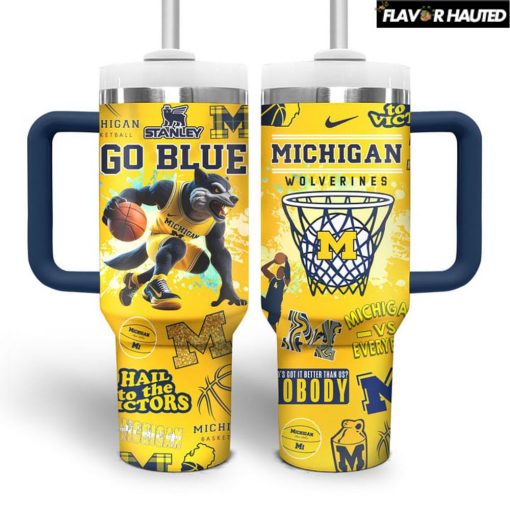 Michigan Wolverines Go Blue Limited Edition Stanley Tumbler Cup