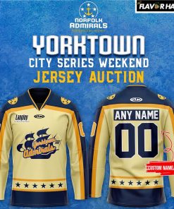 Norfolk Admirals x Yorktown City Series Special Hockey Jersey