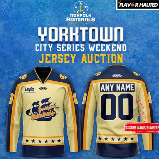 Norfolk Admirals x Yorktown City Series Special Hockey Jersey