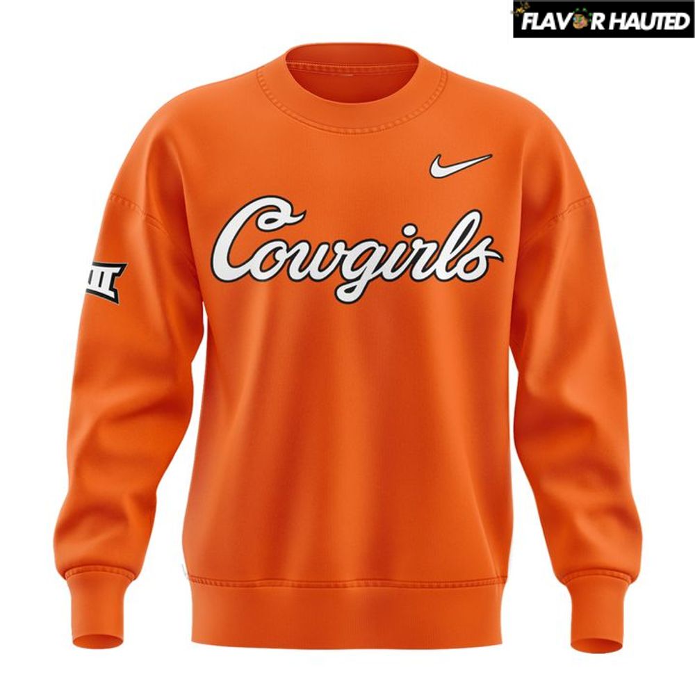 OSU Cowgirl Softball for Fans Special New Orange Sweatshirt OSU Cowgirl Softball for Fans Special New Orange Sweatshirt
