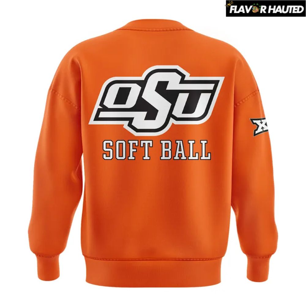 OSU Cowgirl Softball for Fans Special New Orange Sweatshirt OSU Cowgirl Softball for Fans Special New Orange Sweatshirt