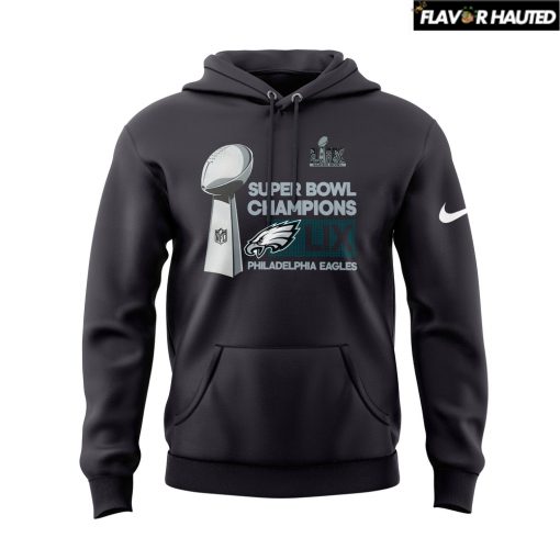 Philadelphia Eagles Super Bowl LIX Champions Anthracite Hoodie