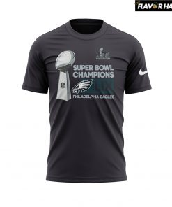 Philadelphia Eagles Super Bowl LIX Champions Anthracite T-Shirt