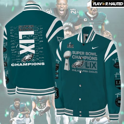 Philadelphia Eagles Super Bowl LIX Champions Midnight Green Jacket