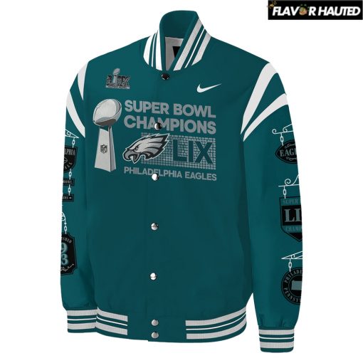 Philadelphia Eagles Super Bowl LIX Champions Midnight Green Jacket