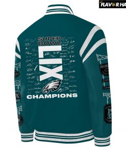 Philadelphia Eagles Super Bowl LIX Champions Midnight Green Jacket