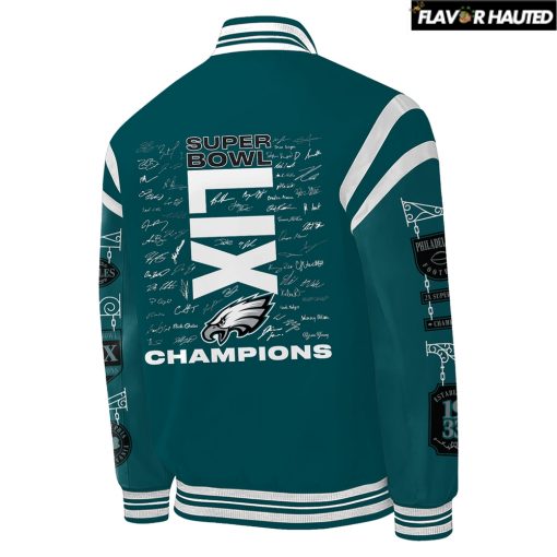 Philadelphia Eagles Super Bowl LIX Champions Midnight Green Jacket