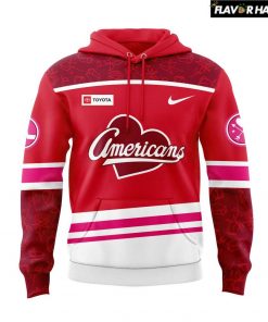 Rochester Americans Red Threads New Uniform Hoodie