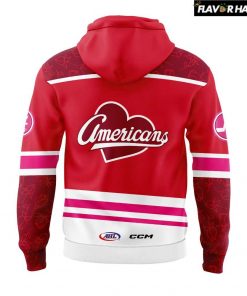 Rochester Americans Red Threads New Uniform Hoodie