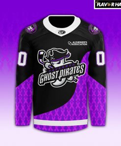 Savannah Ghost Pirates Alzheimers Awareness Night Special Hockey Jersey