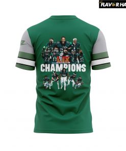 Super Bowl LIX Philadelphia Eagles Champions Club Green TShirt