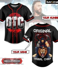 The Tribal Chief WWE Roman Reigns Limited Edition Baseball Jersey