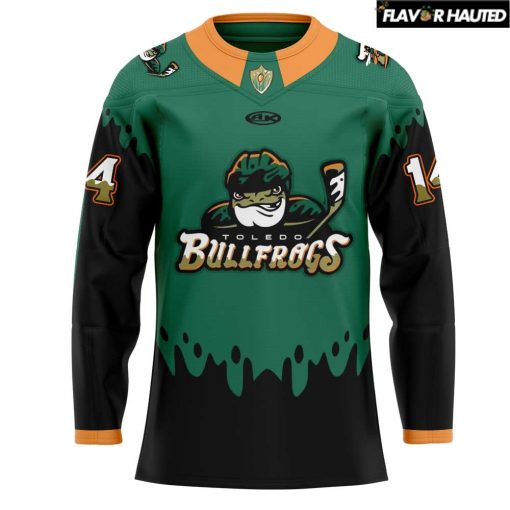 Toledo Walleye Bullfrogs Uniform Limited Edition Hockey Jersey