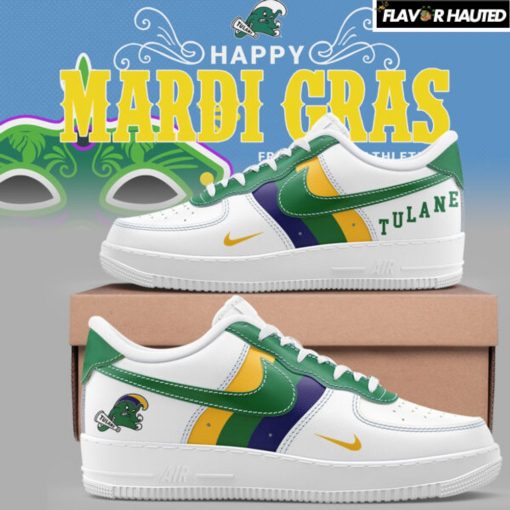 Tulane Green Wave Baseball Mardi Gras Nike Air Force 1