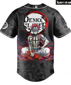 Akaza Demon Slayer x MLB Limited Edition Baseball Jersey