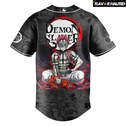 Akaza Demon Slayer x MLB Limited Edition Baseball Jersey