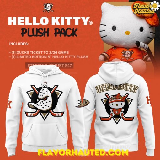 Anaheim Ducks x Hello Kitty Night 2025 Special Hoodie