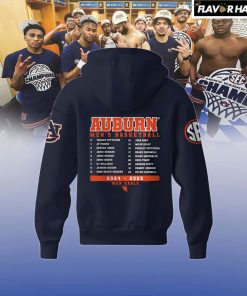 Auburn Mens Basketball SEC Regular Season Champions 2025 Special Hoodie