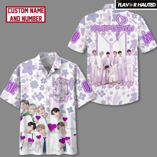 BTS “I Purple You” Fan Hawaiian Shirt