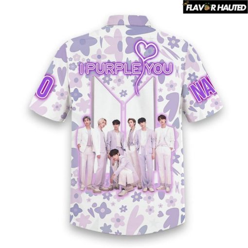 BTS “I Purple You” Fan Hawaiian Shirt
