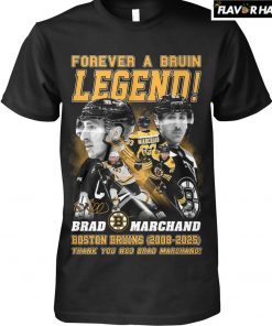 Brad Marchand Boston Bruins Forever a Bruin Legend Tribute Special T-Shirt