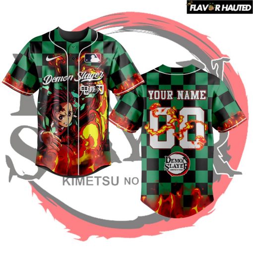 Demon Slayer Tanjiro Kamado Custom Limited Edition Baseball Jersey