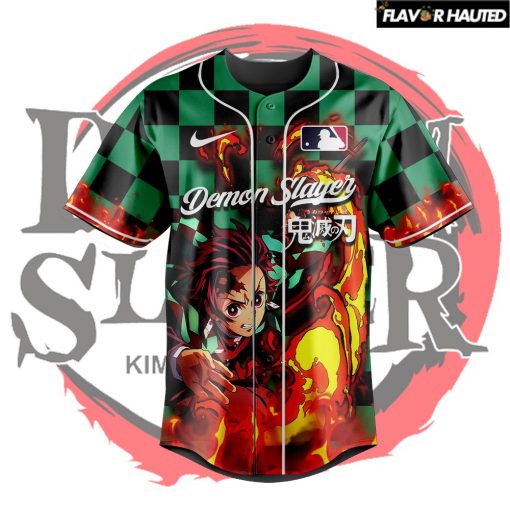 Demon Slayer Tanjiro Kamado Custom Limited Edition Baseball Jersey