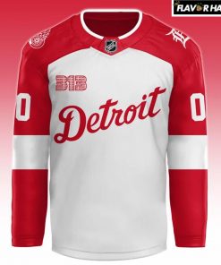 Detroit Red Wings Tigers Night 2025 Custom Limited Hockey Jersey