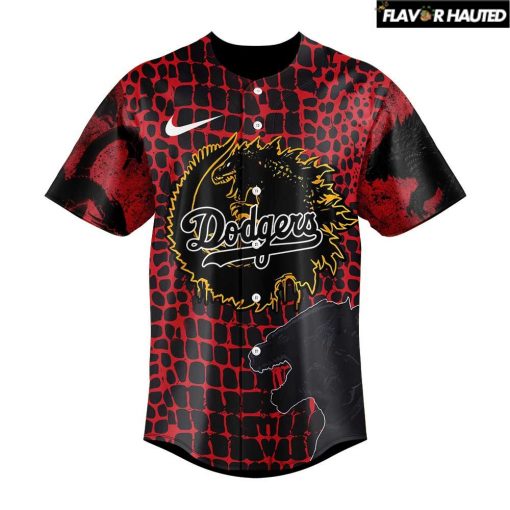 Dodgers x Godzilla Limited Edition Baseball Jersey