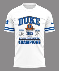 Duke Blue Devils 2025 ACC Champions Limited Edition T-Shirt