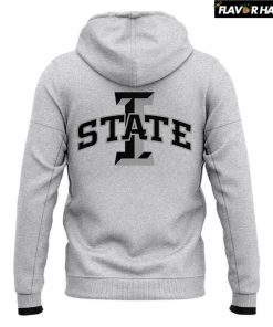 Iowa Cyclones Basketball New Uniform Special Grey Black Hoodie