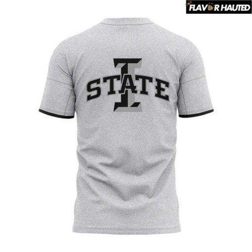 Iowa Cyclones Basketball New Uniform Special Grey Black T-Shirt