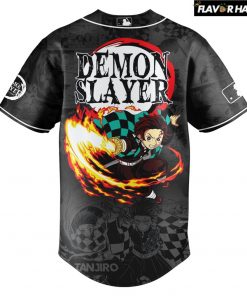 Kamado Tanjirou Demon Slayer x MLB Limited Edition Baseball Jersey