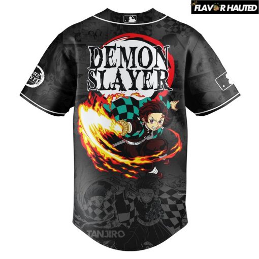 Kamado Tanjirou Demon Slayer x MLB Limited Edition Baseball Jersey