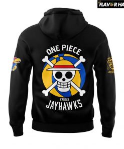 Kansas Jayhawks Monkey D Luffy One Piece New Black Hoodie