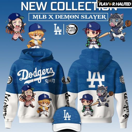 Los Angeles Dodgers MLB x Demon Slayer 2025 Special Hoodie