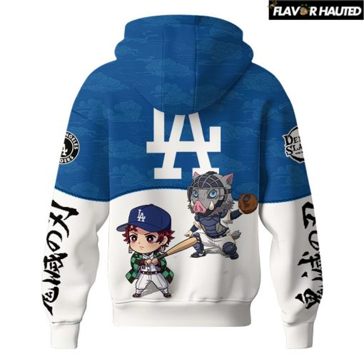 Los Angeles Dodgers MLB x Demon Slayer 2025 Special Hoodie