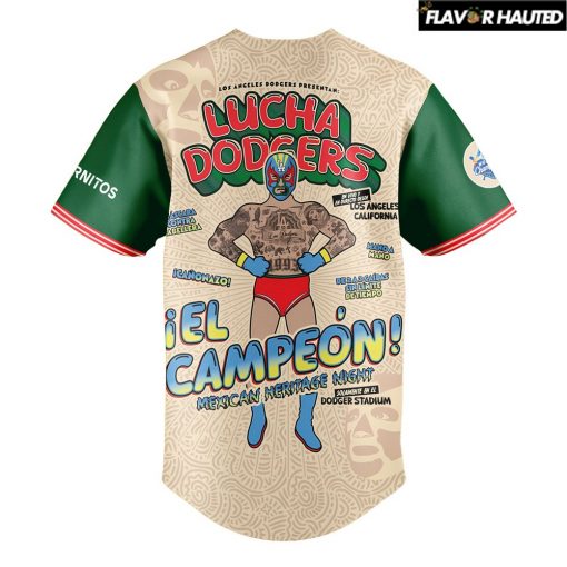 Los Angeles Dodgers Mexican Heritage Night 2025 Special Baseball Jersey