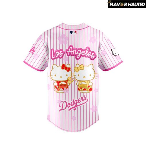Los Angeles Dodgers x Hello Kitty Night Happy Girls’ Day Hinamatsuri Baseball Jersey